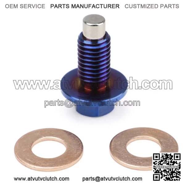 Titanium alloy oil pan screw M12*1.75