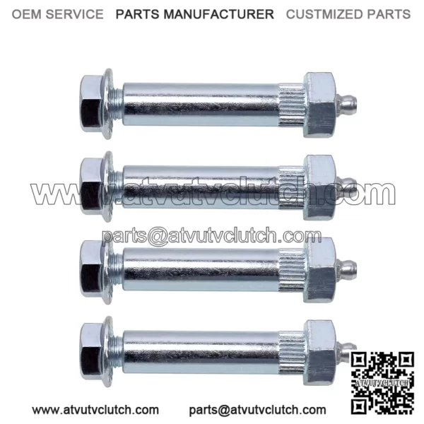 Greaseable Spring Steel Plate Bolts 3" 4-Pack - Image 2