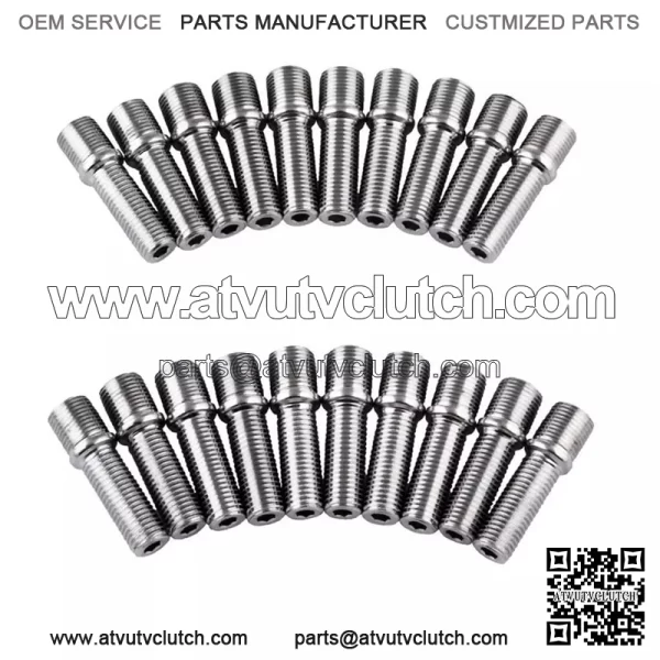 Short 50mm reverse bolt M14*1.5-M12*1.5