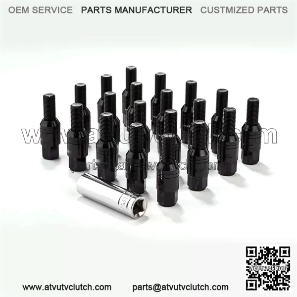 6061 aluminum cover (33mm) cone mouth German bolt 28mm M12*1.5