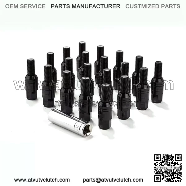 6061 aluminum cover (33mm) cone-mouth German bolt 28mm M14*1.5