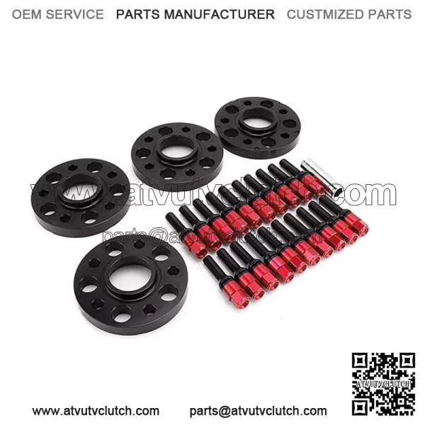 BMW 5*120 72.56mm flange 15mm 4PCS with M14*1.25 cone bolts