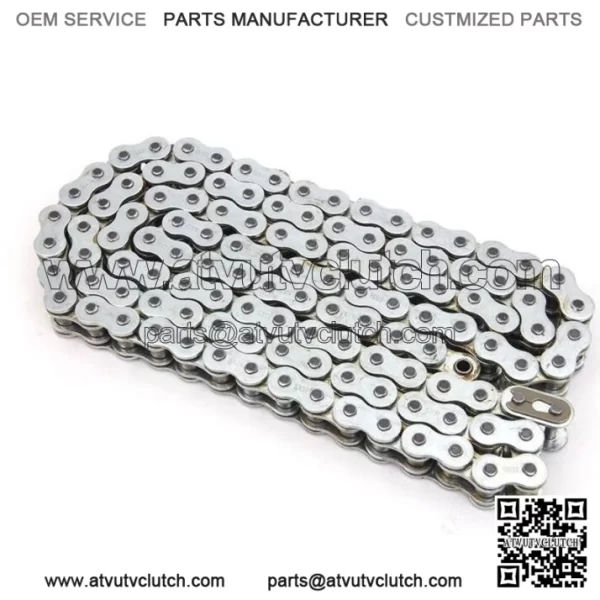 Silver 530 Series 120 Link O-ring Chain Custom Motorcycle Harley Sportster Dyna (For: Harley-Davidson)