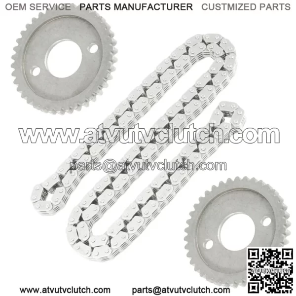 Camshaft Timing Chain w/ Gear Sprocket Fits Polaris Sportsman 570 2014 - 2017 For: Polaris Sportsman 570
