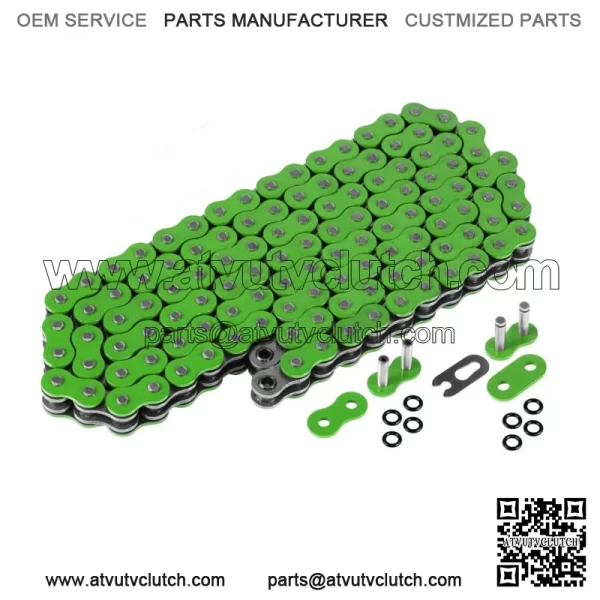 O-Ring Drive Chain for Yamaha Raptor 700 YFM700R Se 2006-2013 Green (For: Yamaha Raptor 700)