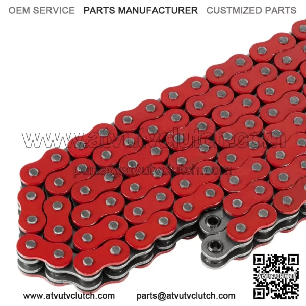 O-Ring Drive Chain for Yamaha Blaster 200 YFS200 1997-2006 Red (For: Yamaha YFS200) - Image 2