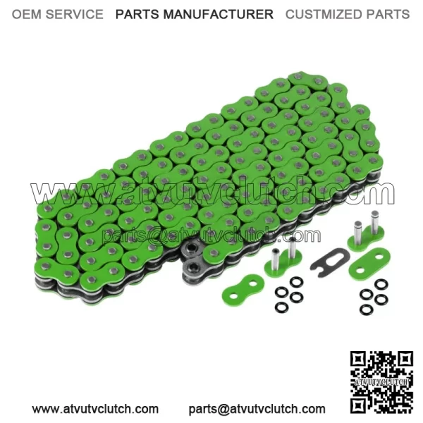 O-Ring Drive Chain for Yamaha Blaster 200 YFS200 1997-2006 Green (For: Yamaha YFS200)