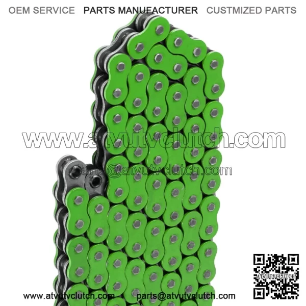 O-Ring Drive Chain for Yamaha Blaster 200 YFS200 1997-2006 Green (For: Yamaha YFS200) - Image 3