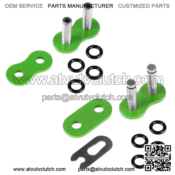 O-Ring Drive Chain for Yamaha Blaster 200 YFS200 1997-2006 Green (For: Yamaha YFS200) - Image 4