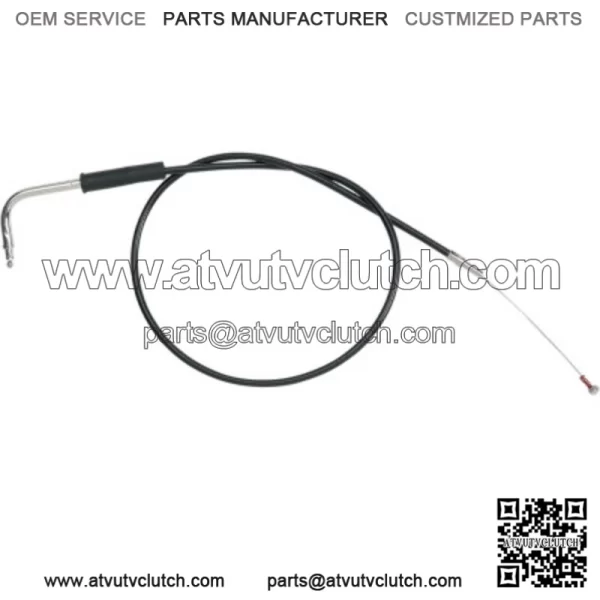 Black Vinyl Throttle Cable 38" Stock OE 56327-96 Harley Touring 96-01 FLHT FLTR (For: Harley-Davidson)
