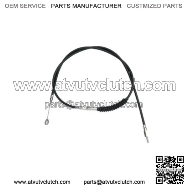 45 Black Vinyl Extended Clutch Cable Harley Softail Dyna Touring Sportster 86-13 (For: Harley-Davidson)