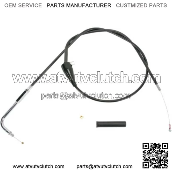 Black Vinyl Idle Cable 32 1/2" Stock Length OEM 56305-96 Harley Softail FXSTS (For: Harley-Davidson)