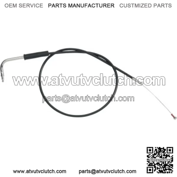 Black Vinyl Throttle Cable Stock 41" OE 56293-03 Harley Road King FLHRS 04-07 (For: Harley-Davidson)