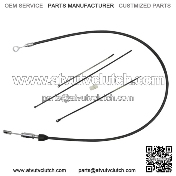 Drag Specialties Upper Clutch Cable Black Vinyl 52" Harley Softail Touring 18+ (For: Harley-Davidson)