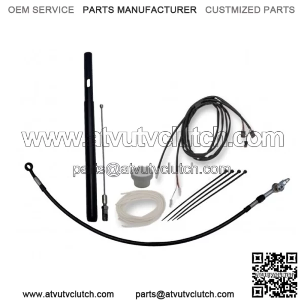 Fat Baggers Inc. 16" EZ Install Black Handlebar Cable Kit Harley Touring 21-22 (For: Harley-Davidson)