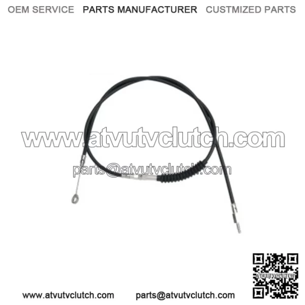High-Efficiency 62 11/16" Black Vinyl Clutch Cable 38664-07 Harley Softail 00-06 (For: Harley-Davidson)