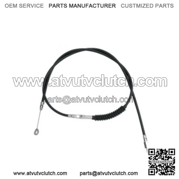 High-Efficiency 62 11/16 Black Vinyl Clutch Cable 38667-00 Harley 89-06 Touring (For: Harley-Davidson)