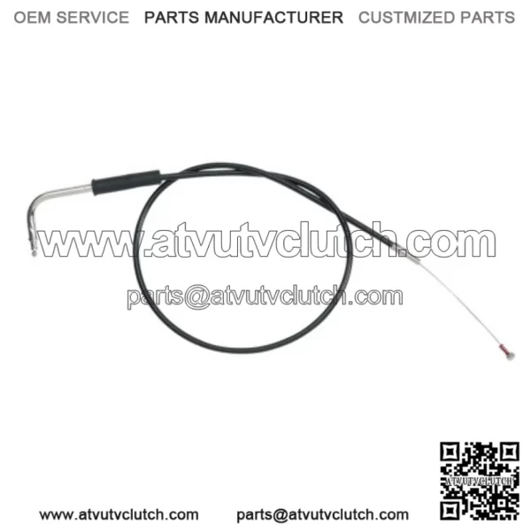 Black Vinyl Throttle Cable 41 3/4" Stock Length OE 56357-96 Harley Touring 96-01 (For: Harley-Davidson)