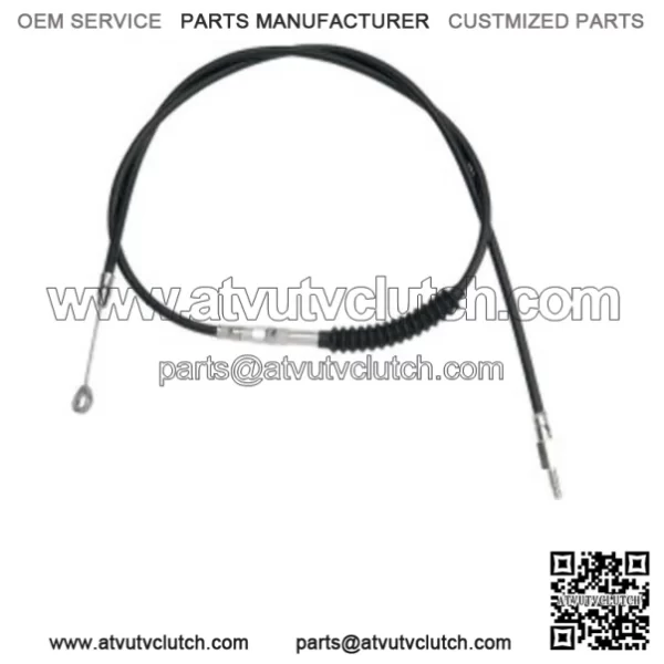 High-Efficiency 63" Black Vinyl Clutch Cable 37000041 Harley Sportster XL 11-17 (For: Harley-Davidson)