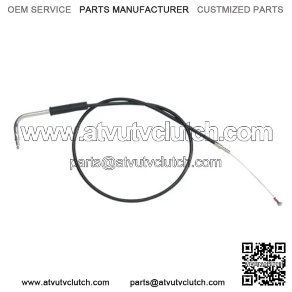 Black Vinyl Idle Cable 41 3/4" Stock Length 56387-96 Harley Touring FLHTCI 96-01 (For: Harley-Davidson)