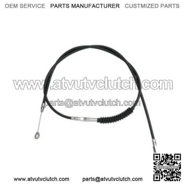 High-Efficiency 64 11/16" Black Vinyl Clutch Cable 38666-07 Harley Softail Dyna (For: Harley-Davidson)