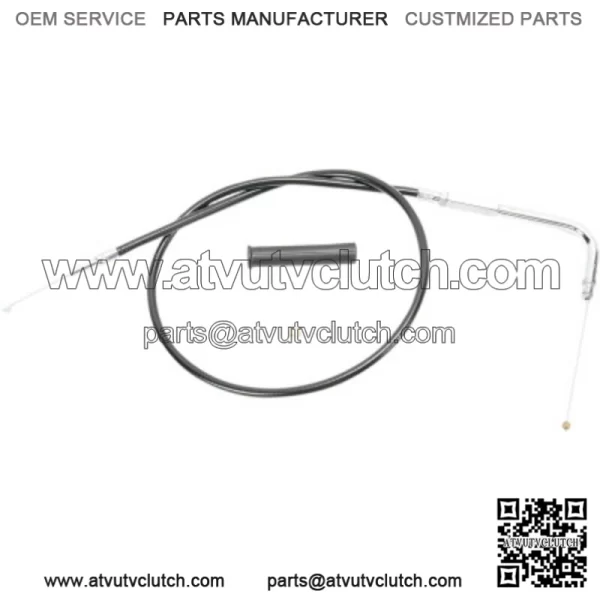 Black Vinyl Throttle Cable 28 1/2" Stock Length OEM 56633-06 Harley 06-17 Dyna (For: Harley-Davidson)