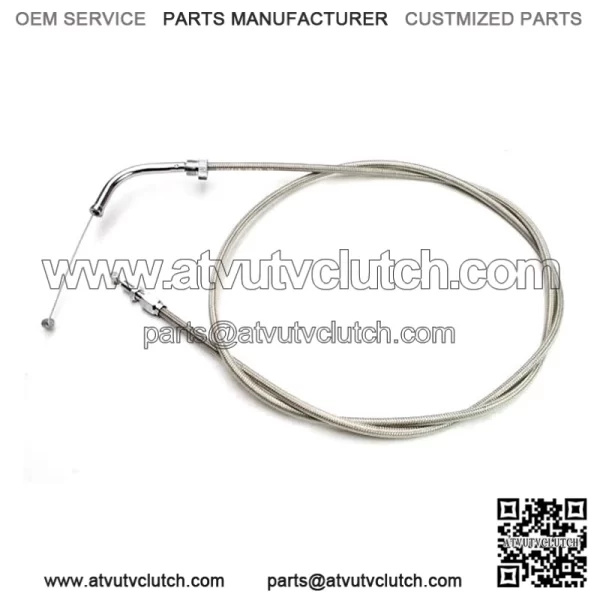 MP SS Throttle Pull Cable Plus 6" For Yamaha Road Star XV1600A 1999-03