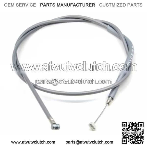 New Gray Rear Handlebar Hand Brake Cable Honda 66-74 CT 90 K0-K5 Trail Grey#V117 (For: Honda)