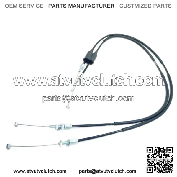 Throttle Cable 07-17 CRF250 X OEM Honda Throttle Cable Push Pull #D242* (For: Honda)