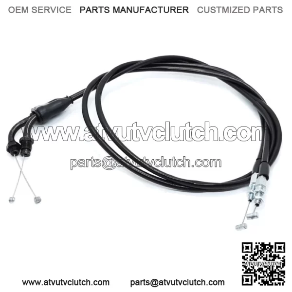 Pull & Push Throttle Cable Set For Honda Shadow VLX 600 VT600C 1988-2008 (For: Honda)
