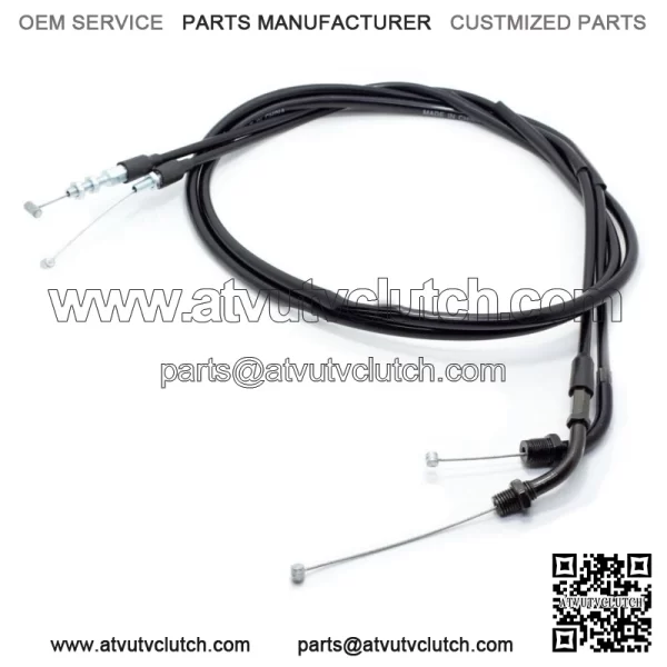 Pull & Push Throttle Cable For Honda Shadow ACE Aero Sabre Spirit 1100 VT1100 (For: Honda)