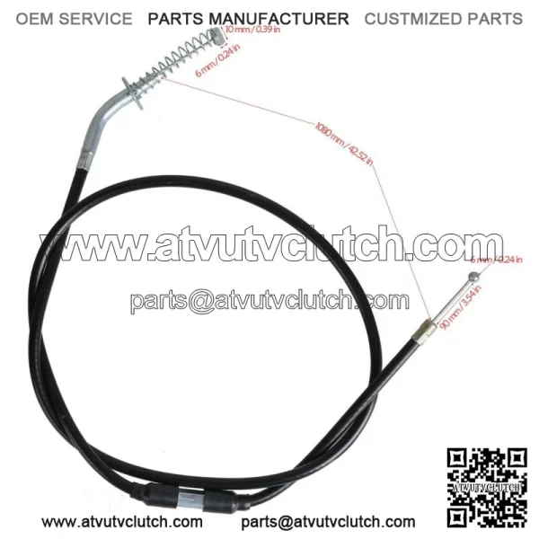 Front Drum Brake Cable for Yamaha Breeze YFA1 Moto-4 YMF80 Water-Cooled ATV