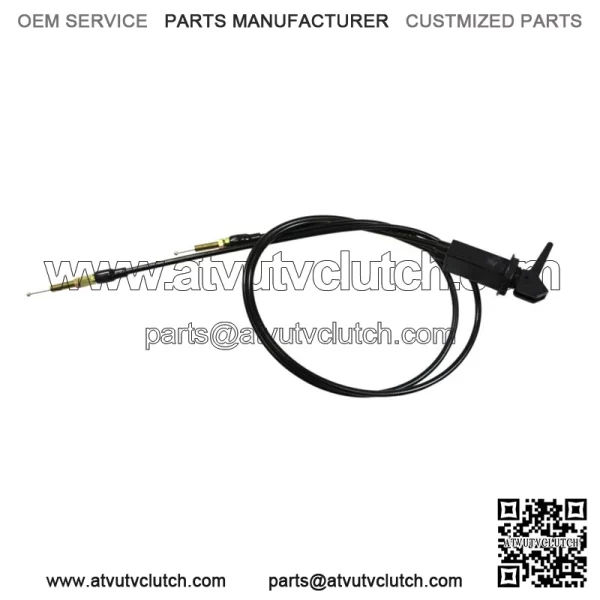 Dual Choke Cable fits Polaris Replaces OEM # 7080753 Snowmobile Choke Cable (For: Polaris)