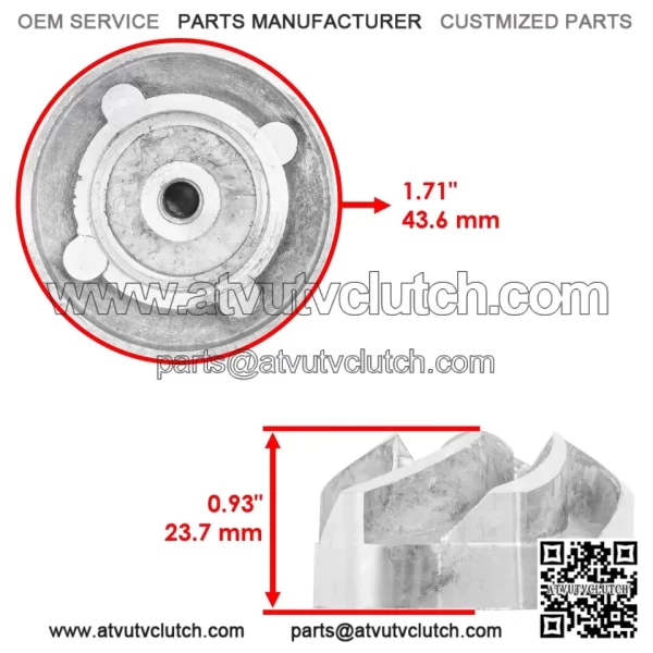 59256-1069 Water Pump Impeller For Kawasaki Brute Force 750 KVF750 4x4 2005-2023 - Image 2