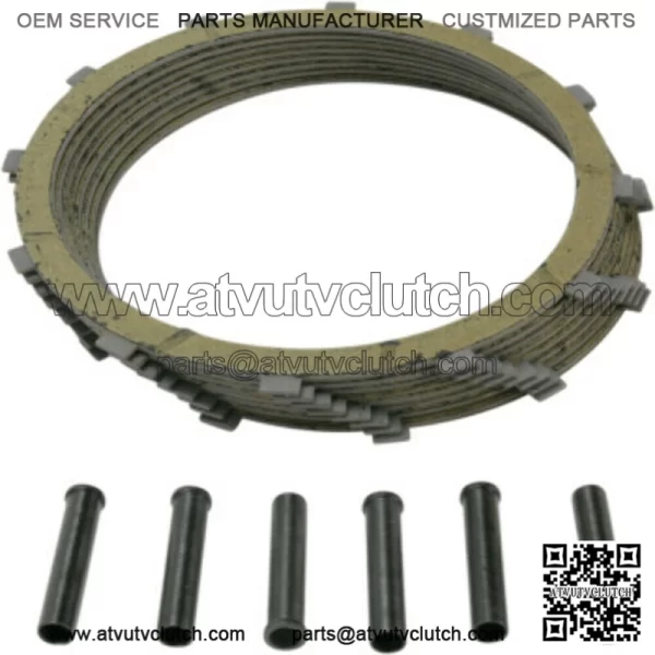 Drag Specialties Clutch Friction Aramid Fiber Plates Harley Sportster Ironhead (For: Harley-Davidson)