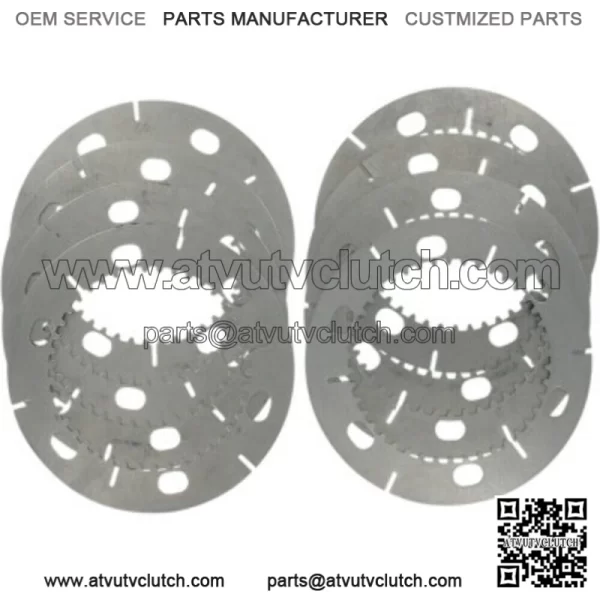 Drag Specialties 8 Clutch Steel Drive Plates Harley Sportster XL Ironhead 71-84 (For: Harley-Davidson)