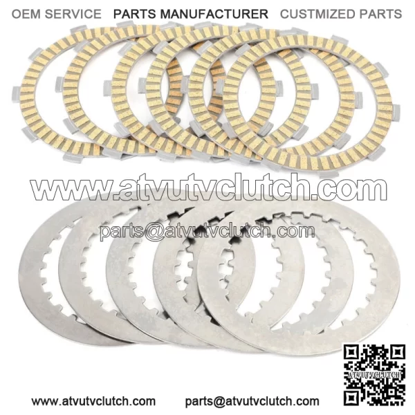 Clutch Kit Steel & Friction Plates fit for Honda TRX420FE FourTrax Rancher 07-17 (For: Honda)