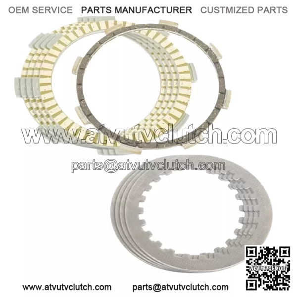 Clutch Friction And Steel Plates for Honda NX125 1988 1989 1990