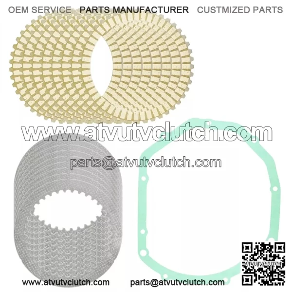 Clutch Friction Steel Plates and Gasket fits Suzuki GSX-R750 GSXR750 1988 1989
