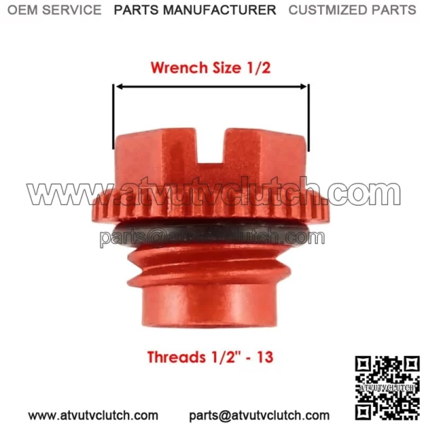 Drain Plug w/ Gasket for Polaris Sportsman 570 EFI EPS SP 2014-2018 For: Polaris Sportsman 570 - Image 2