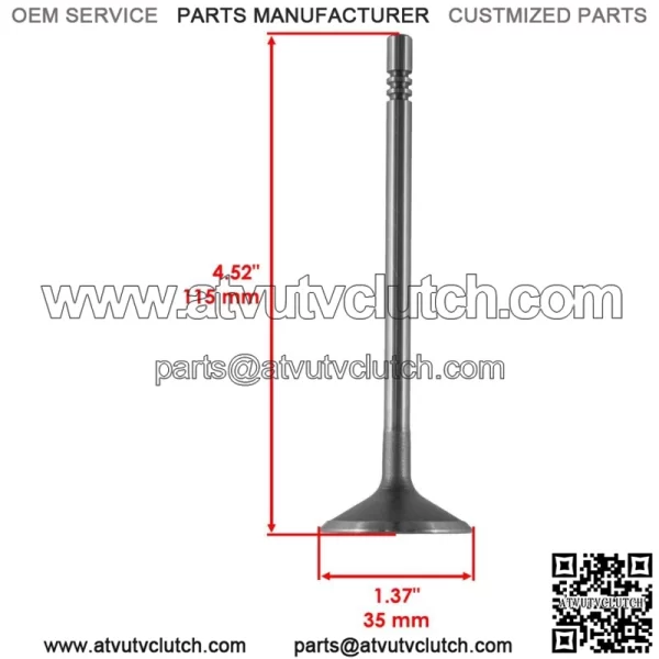 Exhaust & Intake Valve for Polaris Sportsman 800 EFI 2005-2014 For: Polaris Sportsman 800 - Image 3