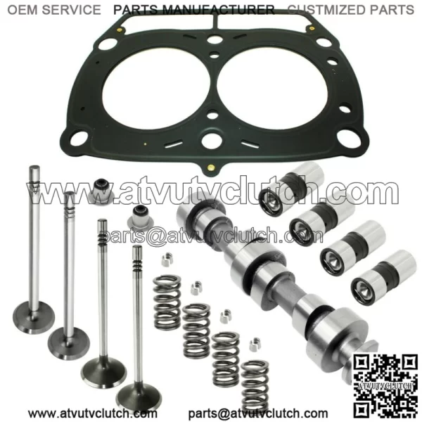 Camshaft and Cylinder Head Valve Gasket Kit Fits Polaris Sportsman 800 2008 2009 For: Polaris Sportsman 800