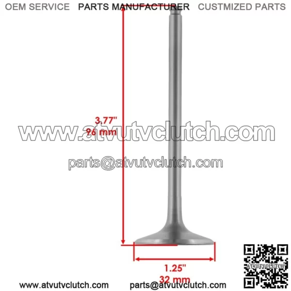 2x Intake & Exhaust Valve for Polaris Ranger 570 15-16 / Sportsman Forest 570 14 For: Polaris Sportsman 570 - Image 2