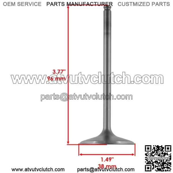 2x Intake & Exhaust Valve for Polaris Ranger 570 15-16 / Sportsman Forest 570 14 For: Polaris Sportsman 570 - Image 3