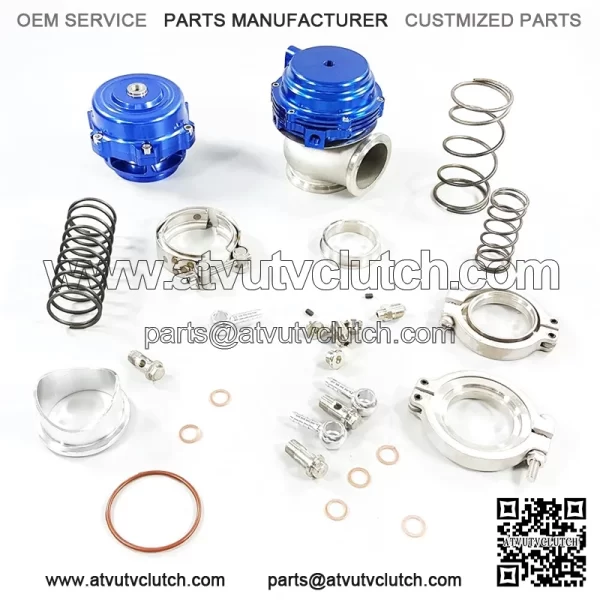 44mm exhaust valve + 50mm pressure relief valve #blue