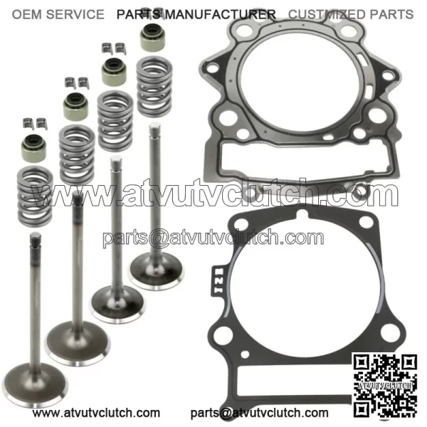 Cylinder Intake Exhaust Valve Kit for Yamaha Raptor 700 YFM700R 2006-2014 (For: Yamaha Raptor 700)