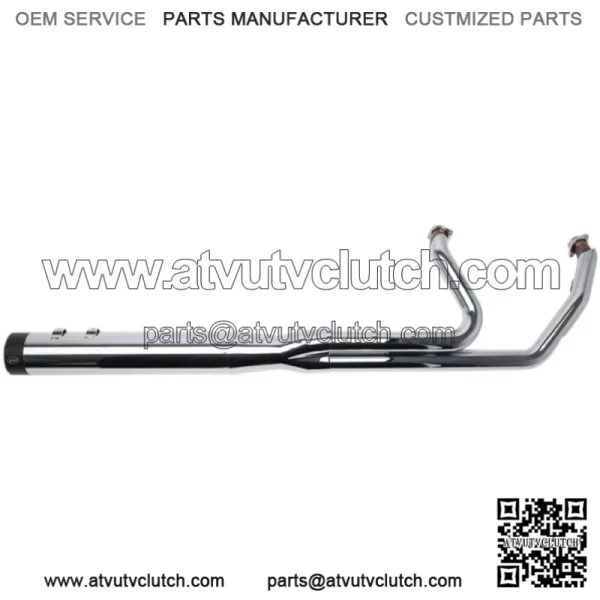 Chrome Sidewinder 2 into 1 Header Exhaust System Harley Touring (For: Harley-Davidson)