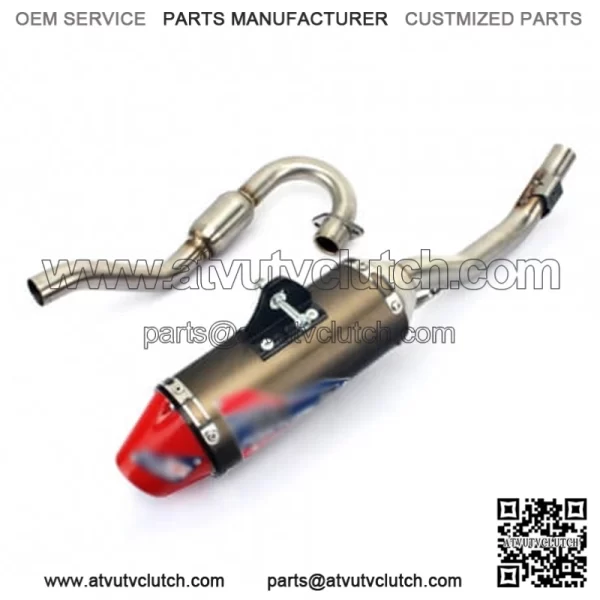 Hand Welding Motorcycle Exhaust Muffler