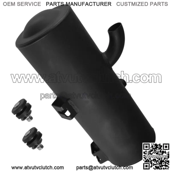 Exhaust Muffler Silencer For Polaris Sportsman 800 4X4 EFI 2007 Black Weld  For: Polaris Sportsman 800 - Image 5