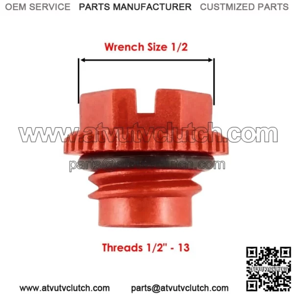 Drain Plug w/ Gasket for Polaris Sportsman 570 EFI EPS SP 2014-2018 For: Polaris Sportsman 800 - Image 2